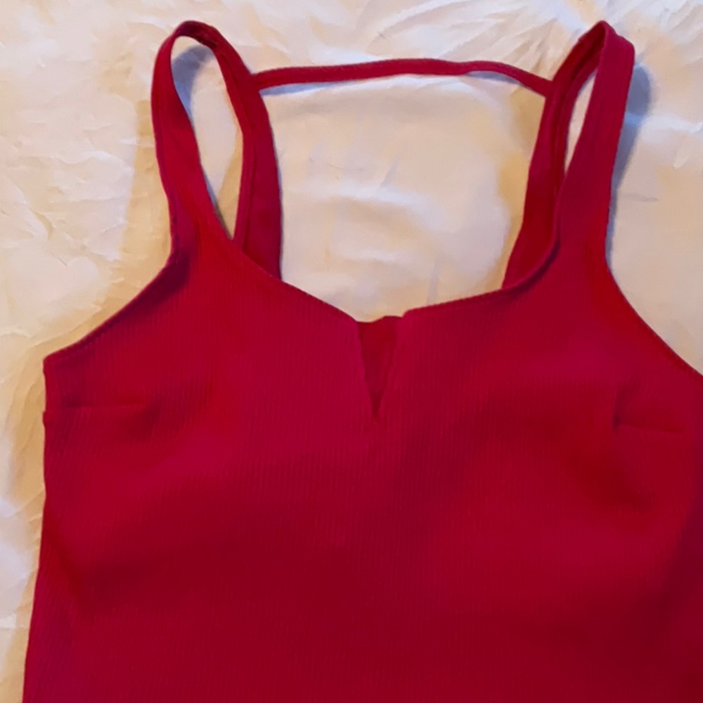 FP Movement by Free People Red Crop Top